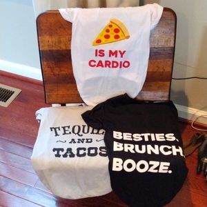 Dog T Shirts Bundle of 3